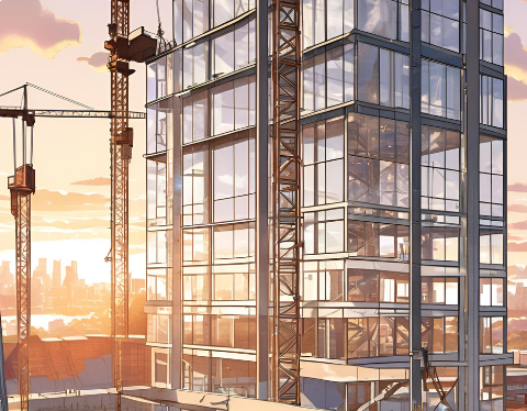 Modern building architecture